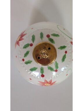 Christmas Bella Casa Ganz Ornament Shaped Salt & Pepper Shaker Set Unused 3.5"